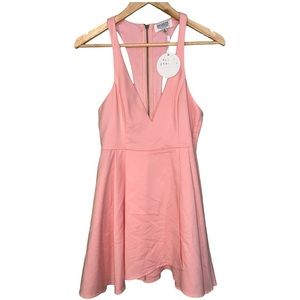 Shareen Collection Dress Coral Peach Mini Cocktail Occasion Dress Size 10